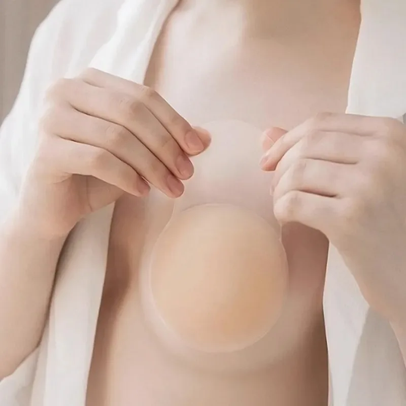 Silicone Bra Adhesive - 1 çift silikon meme kapağı kaldırma